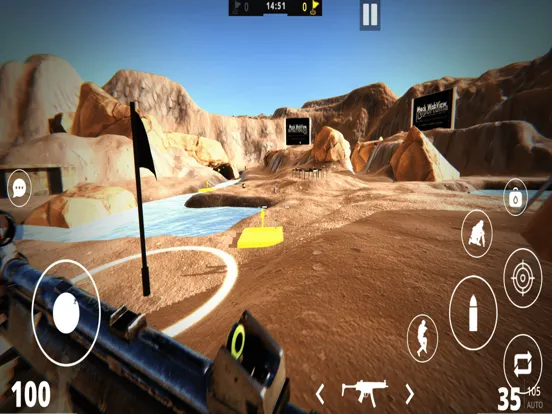 Tangkapan layar Operation Foxtrot iPad 