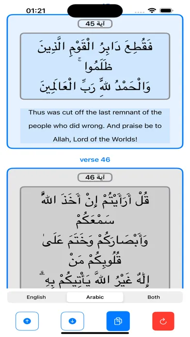 Ảnh chụp màn hình của AI Quran