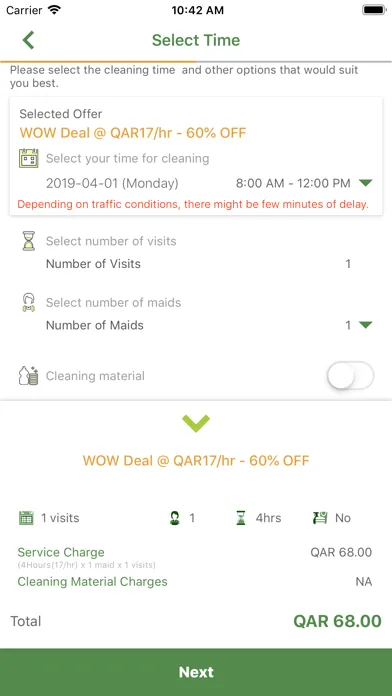 Offer Maids Qatar應用截圖