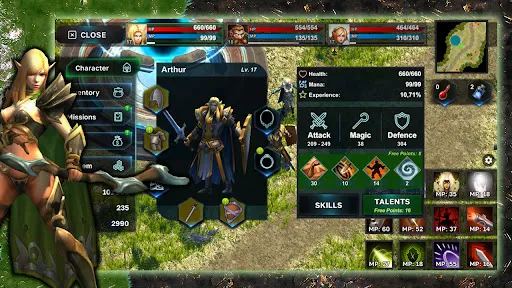 Captures d'écran de Fantasy Heroes: Action RPG 3D