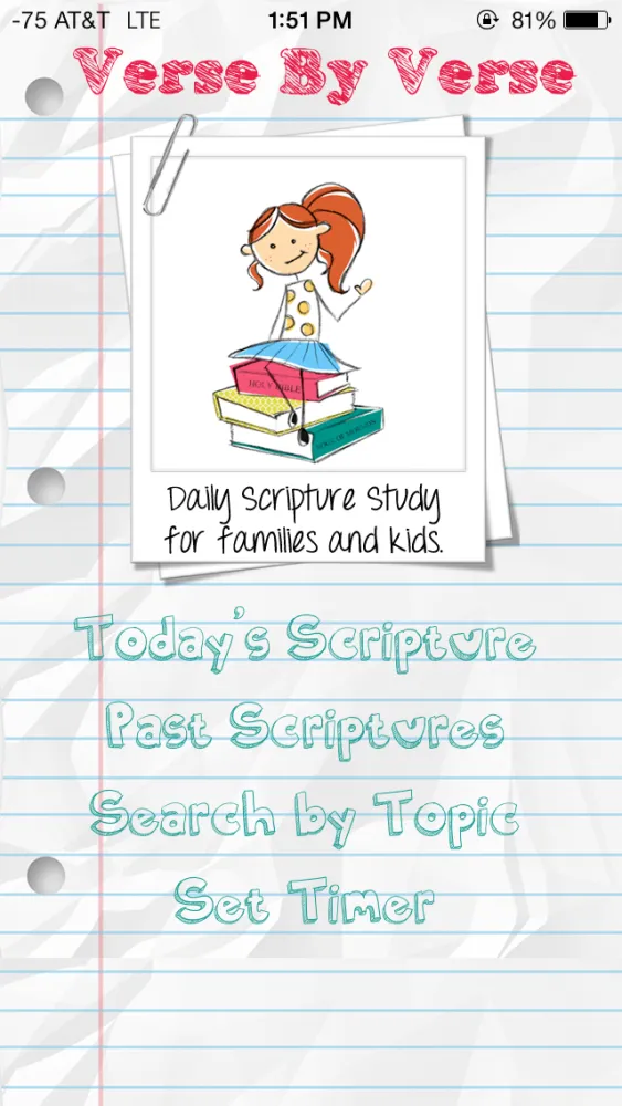 Скриншоты Verse by Verse: Daily Scripture Study for LDS Families and Kids