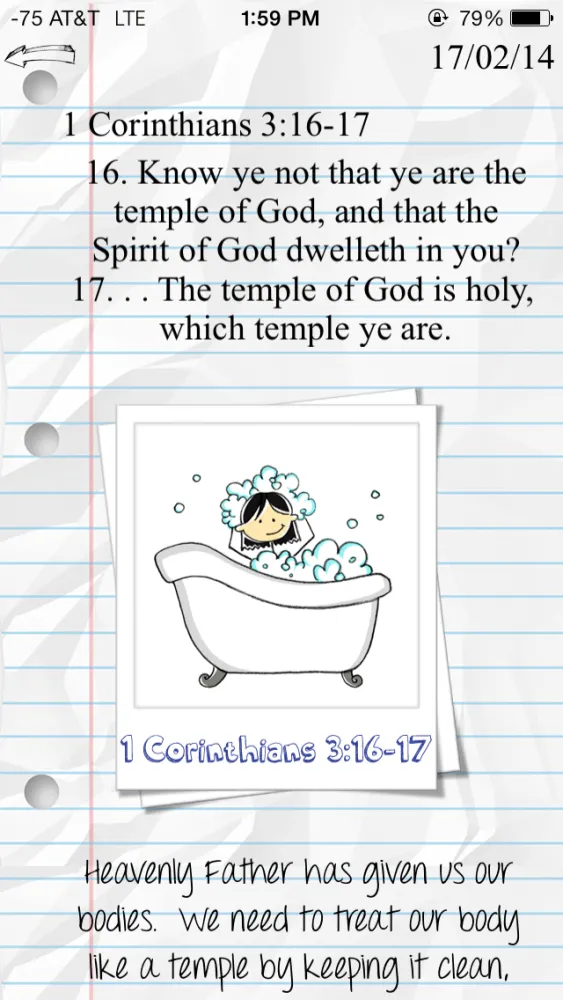 Скриншоты Verse by Verse: Daily Scripture Study for LDS Families and Kids