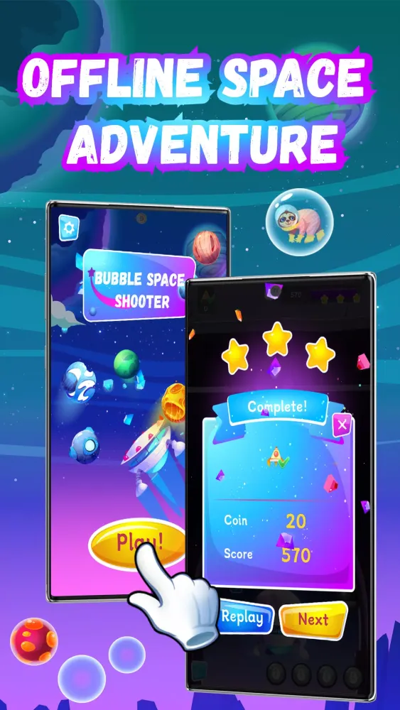 Capturas de pantalla de Bubble Space Shooter