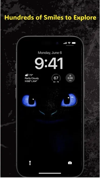Capturas de tela do Zipper Lock Screen Wallpaper