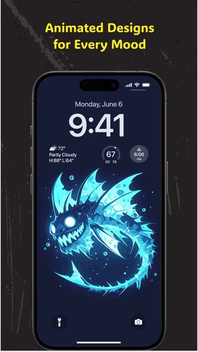 Capturas de tela do Zipper Lock Screen Wallpaper