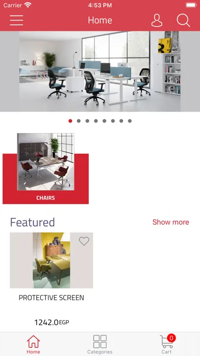 Tangkapan skrin Mohm Furniture