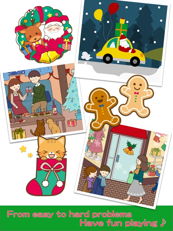 ภาพหน้าจอของ Xmas Spot The Difference DX iPad 