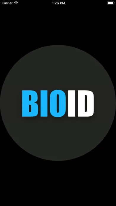 Captures d'écran de BIOID