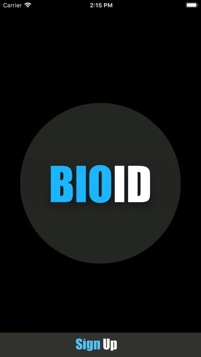 Captures d'écran de BIOID