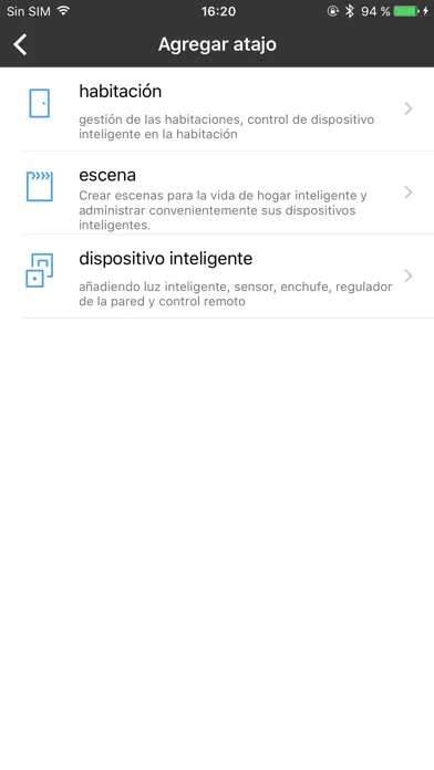 Ảnh chụp màn hình của Smart Home