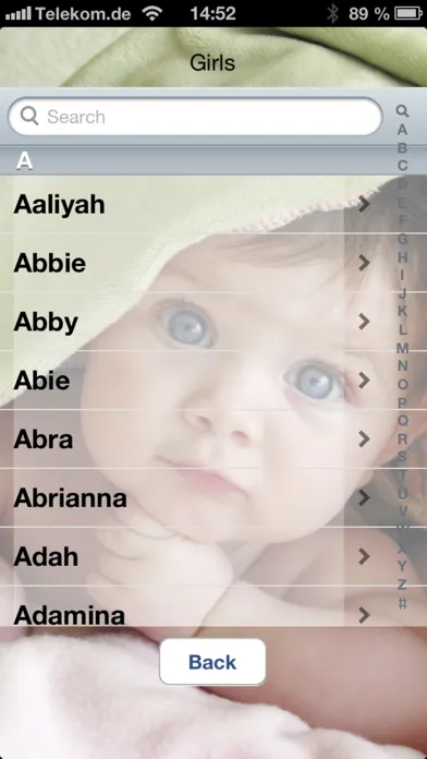 تصاویر Baby-Names Pro
