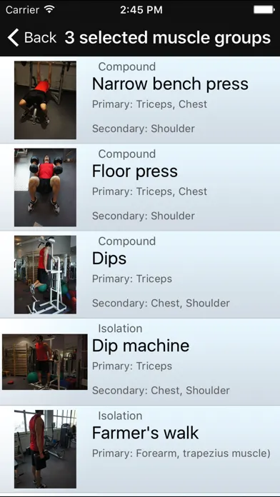 ภาพหน้าจอของ 101+ Fitness Exercises