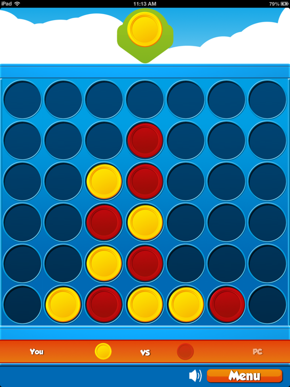 ภาพหน้าจอของ 4 in a Row Multiplayer iPad 