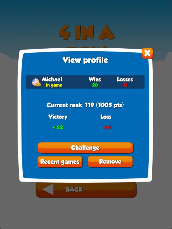 4 in a Row Multiplayer iPad 應用截圖