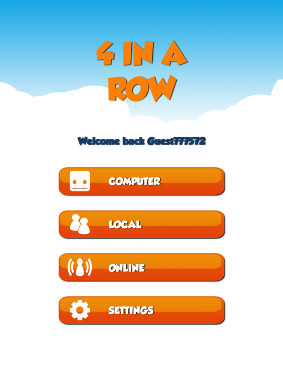 ภาพหน้าจอของ 4 in a Row Multiplayer iPad 
