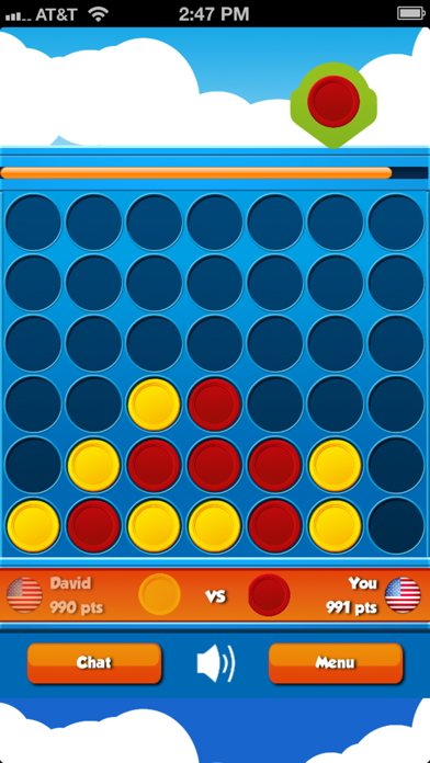 ภาพหน้าจอของ 4 in a Row Multiplayer