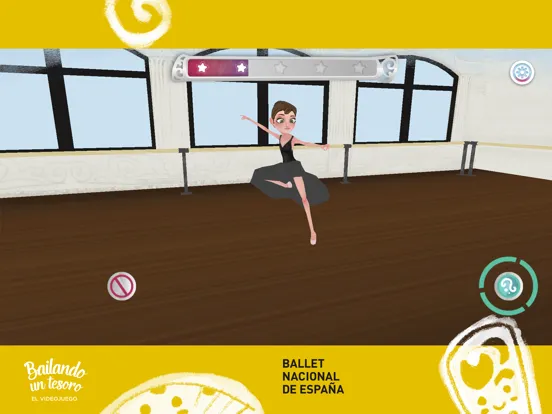 Tangkapan skrin Bailando un Tesoro iPad 