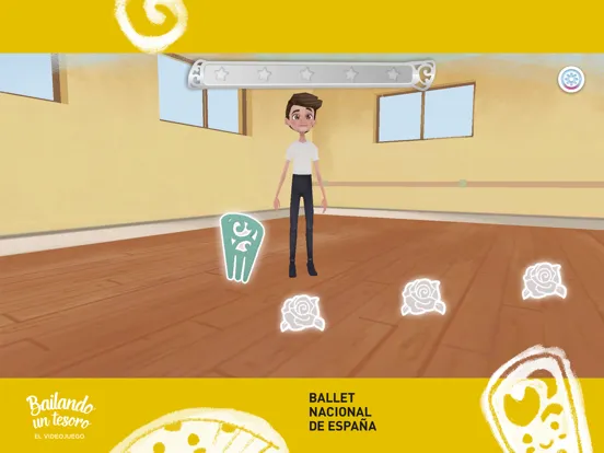 Tangkapan skrin Bailando un Tesoro iPad 