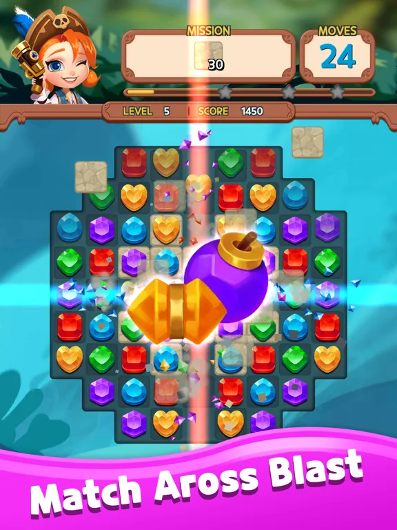 JEWEL ISLAND-Pirate Adventure iPad  Screenshots
