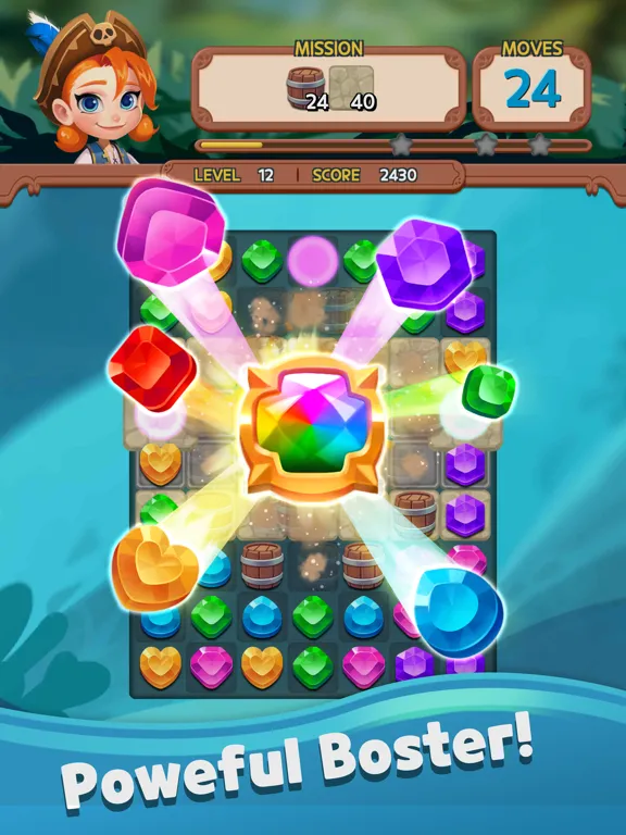 JEWEL ISLAND-Pirate Adventure iPad  Screenshots