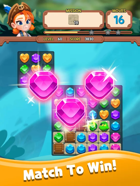 JEWEL ISLAND-Pirate Adventure iPad  Screenshots