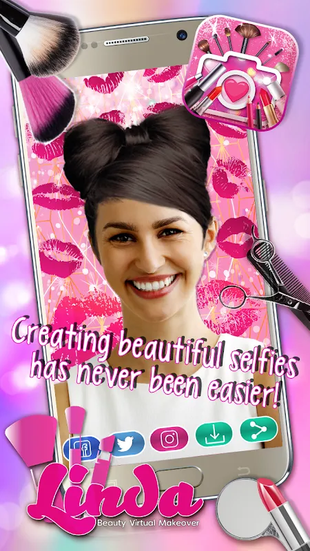 Ảnh chụp màn hình của Beauty Makeup and Hairstyle