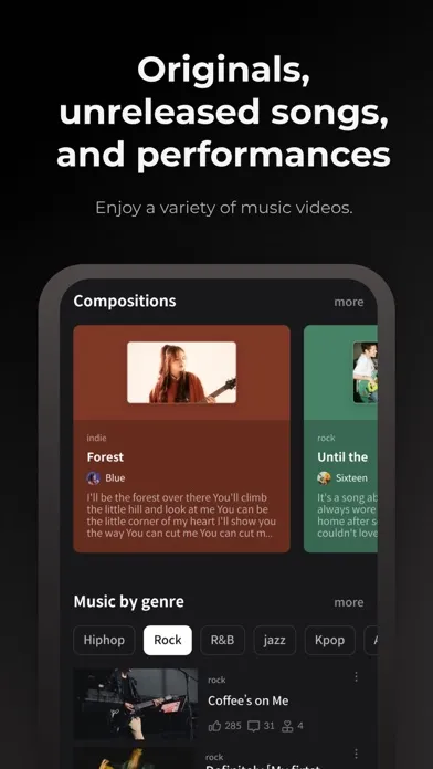 Capturas de tela do BUV - Hidden Music & Musicians