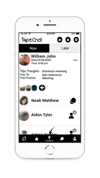ภาพหน้าจอของ Tripzchat