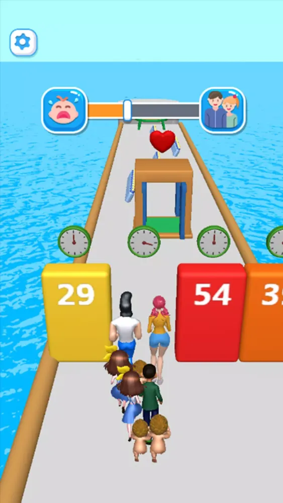 Capturas de tela do Baby Runner