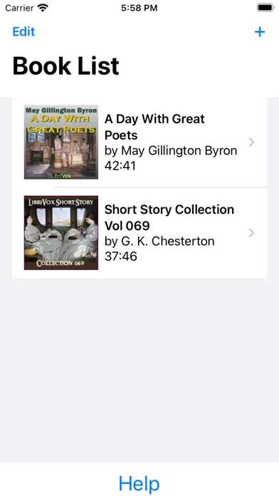 EZ Audiobook Player Screenshots