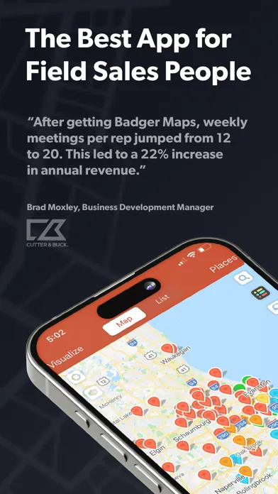 Zrzuty ekranu Badger Maps: #1 Route Planner