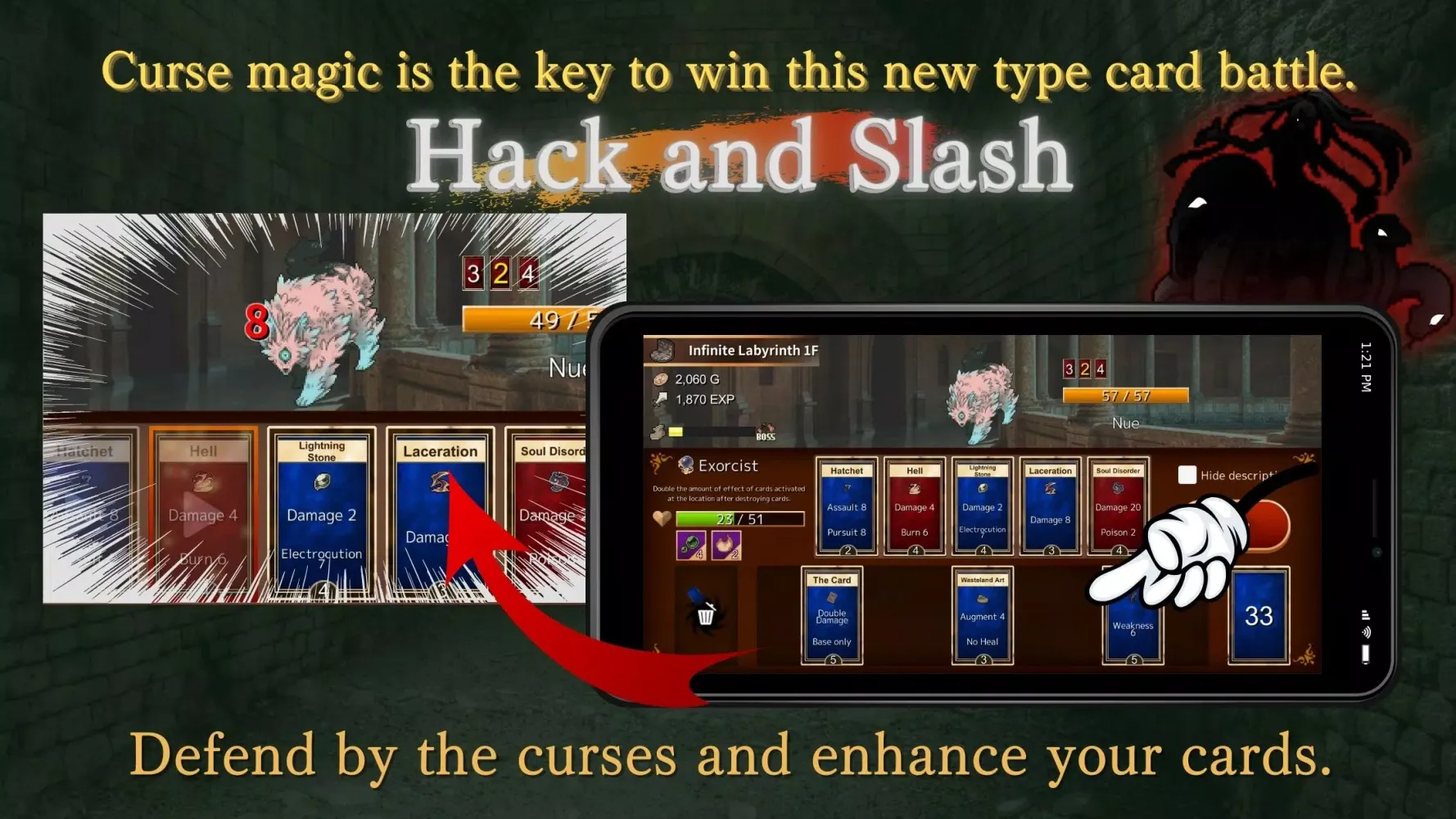 Cursed Labyrinth -Hack & Slash 스크린샷