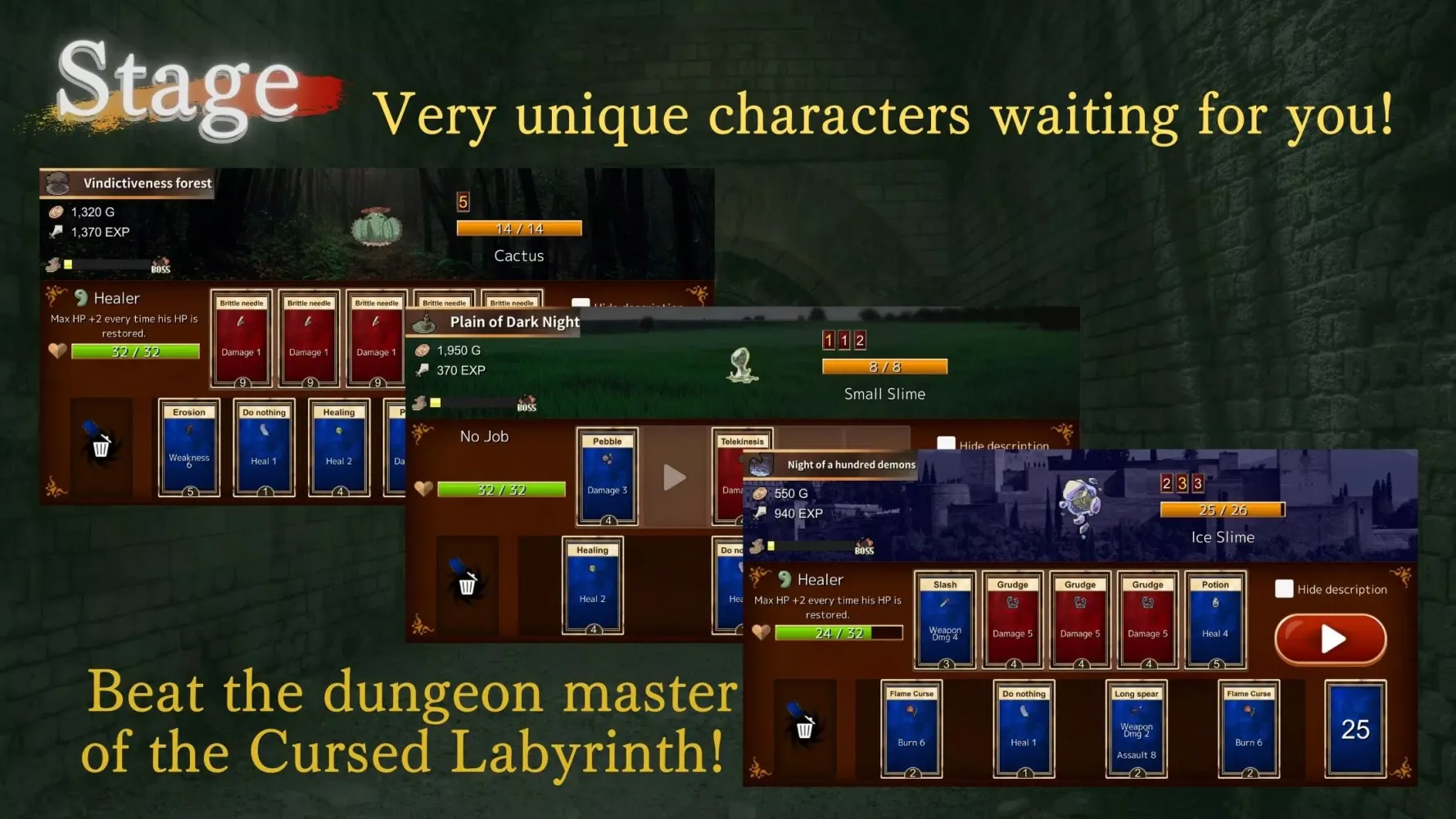Cursed Labyrinth -Hack & Slash 스크린샷