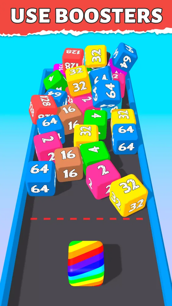 Bounce Merge 2048 Join Numbers Screenshots
