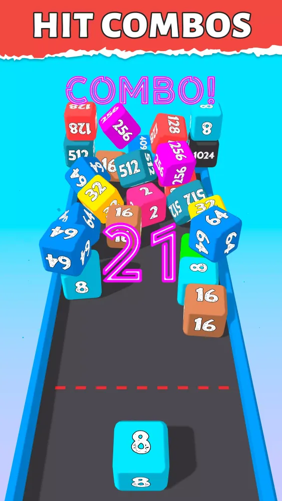 Bounce Merge 2048 Join Numbers Screenshots