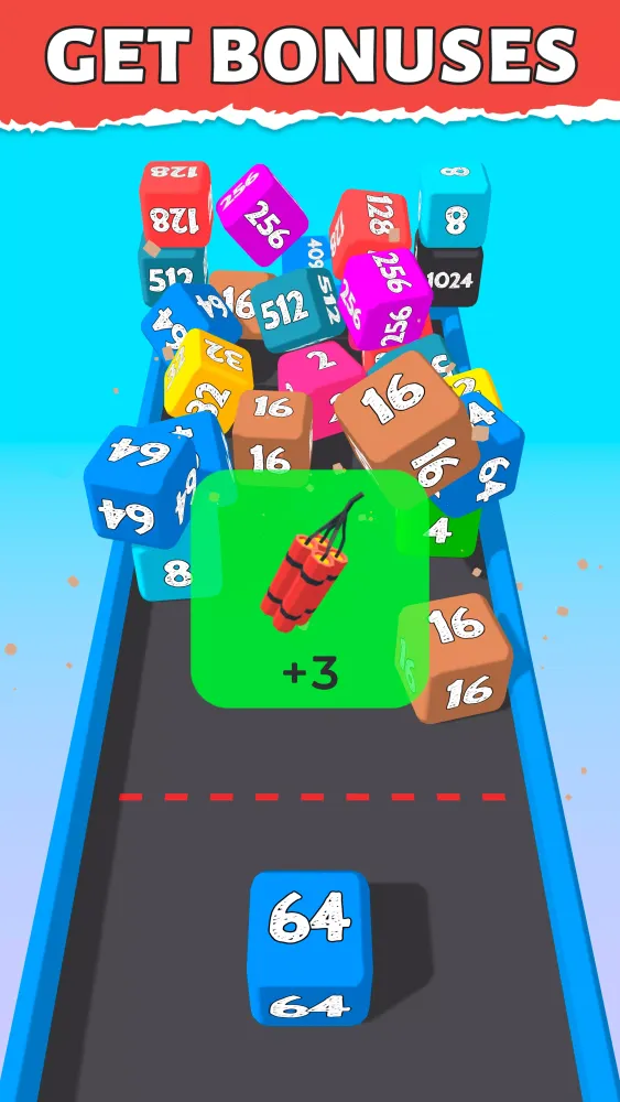 Bounce Merge 2048 Join Numbers Screenshots