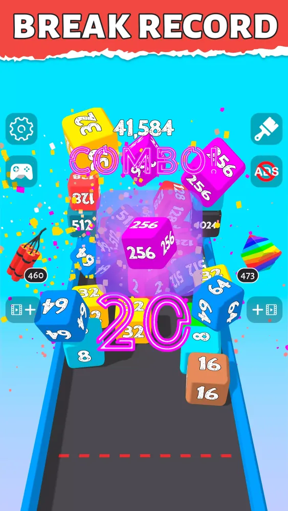 Bounce Merge 2048 Join Numbers Screenshots