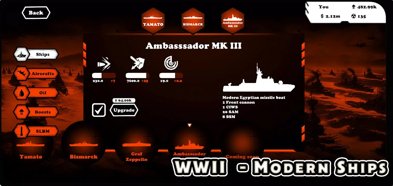Ballistic Armada: Warships 스크린샷