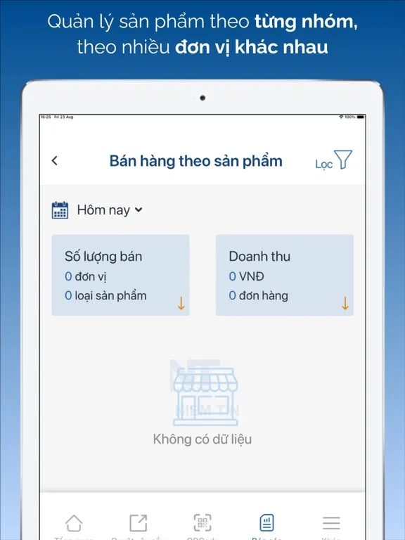 ภาพหน้าจอของ BanHangNT iPad 