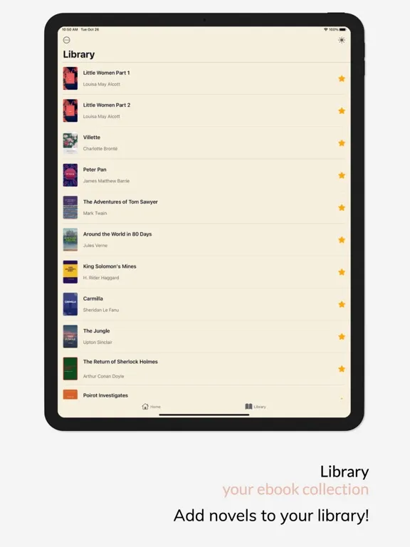 ClassicReads: Novels & Fiction iPad  スクリーンショット