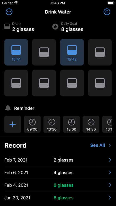 Water Tracker: Drink Water App স্ক্রিনশট