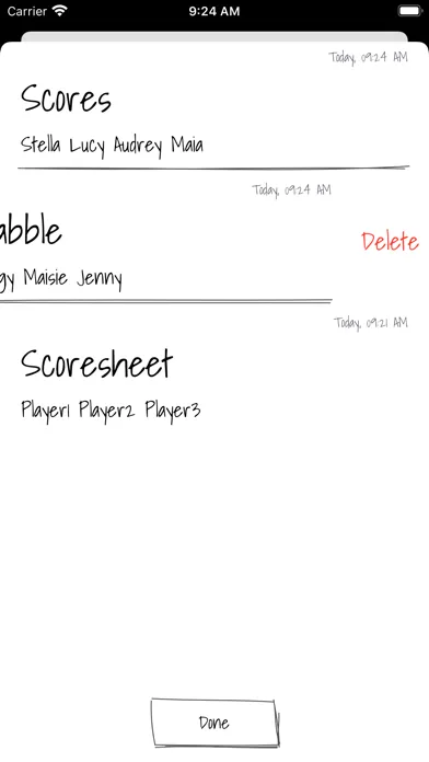 صور Scoresheet