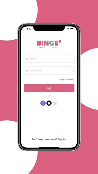 FoodBinge Screenshots