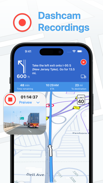 Truck Maps Navigation スクリーンショット