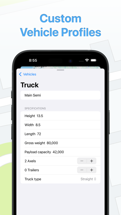 Truck Maps Navigation スクリーンショット