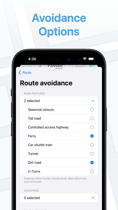 Truck Maps Navigation スクリーンショット
