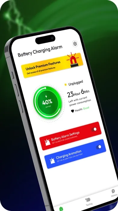 ภาพหน้าจอของ Battery Charging Alarm & Alert