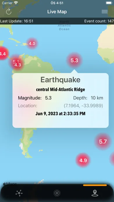 DataX Earthquake应用截图