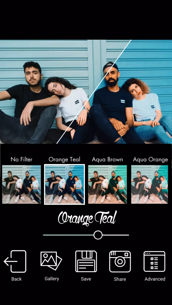 Orange Teal Screenshots