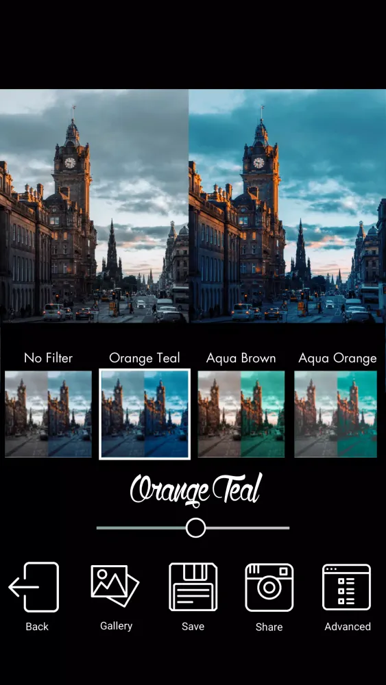 Orange Teal Screenshots